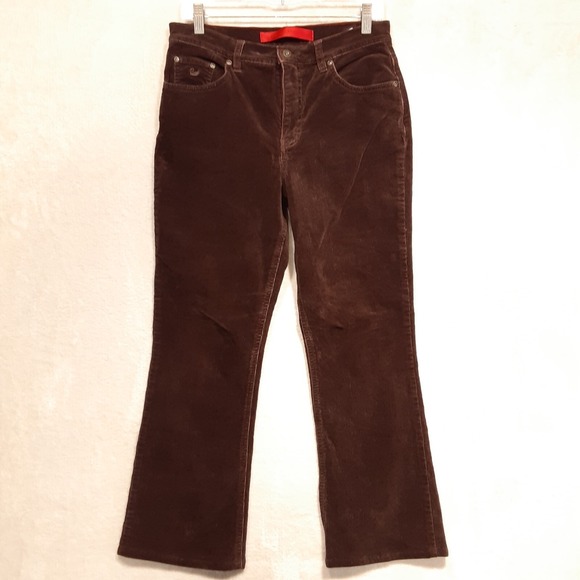 Gloria Vanderbilt Pants - Gloria Vanderbilt Womans Corduroy Pants Sz.10/Brown 26"Inseam/Flared/Cotton Blnd